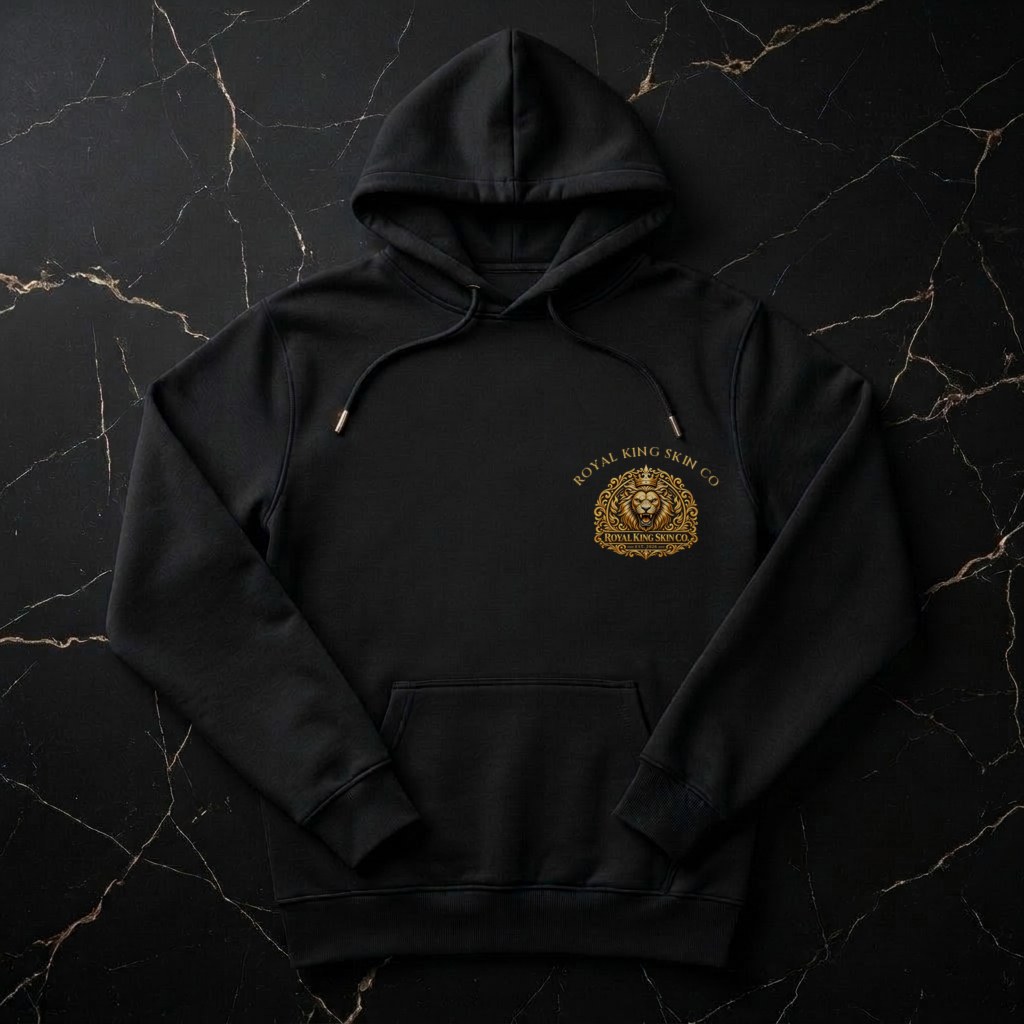 Royal King Crest Hoodie front